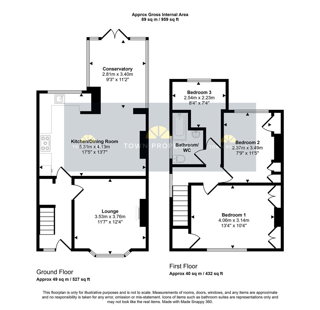9, Queens Road, Eastbourne floorplan