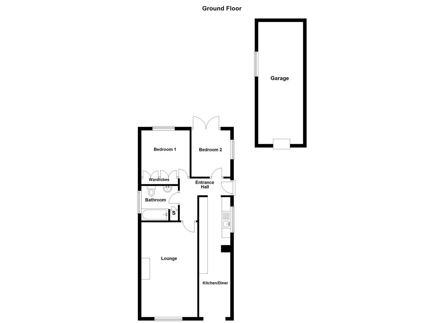 20, Church Road, Brown Edge floorplan
