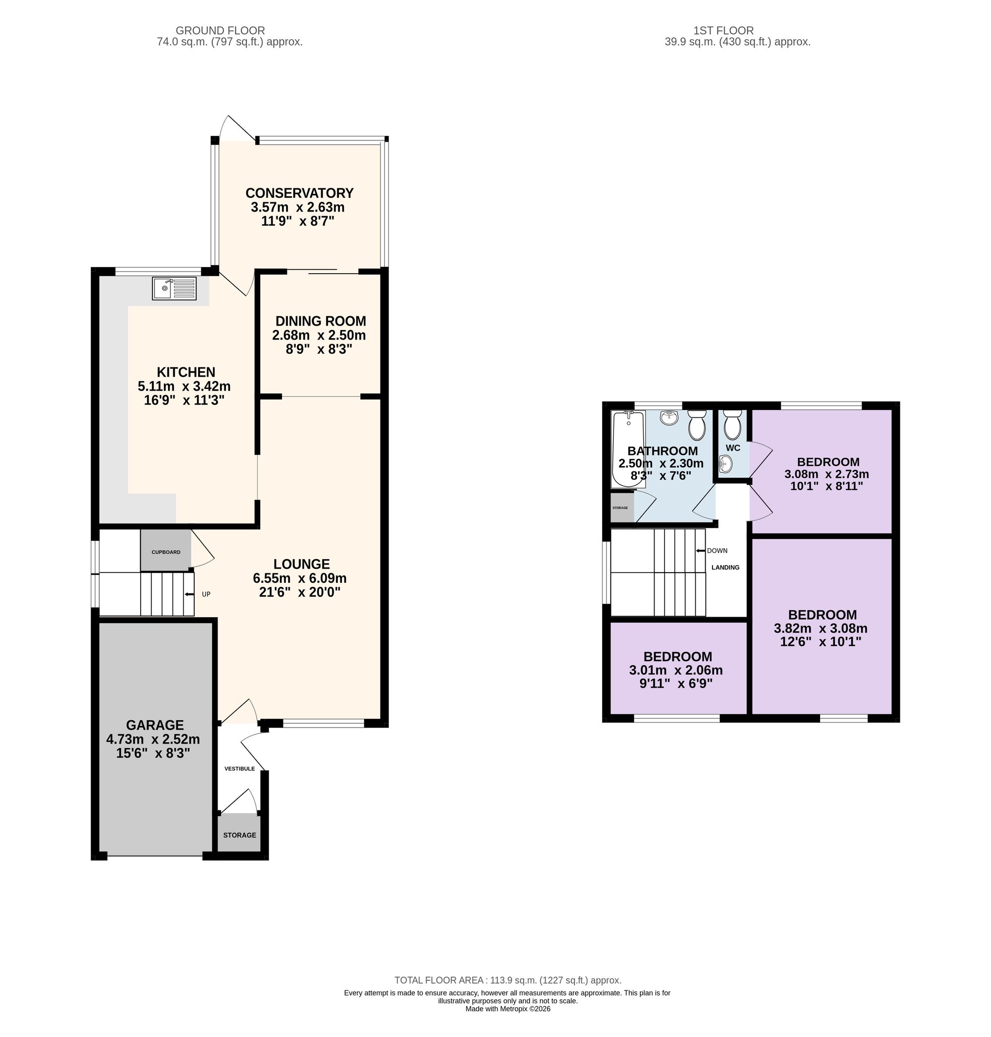4 Stoney Holt, Leyland floorplan