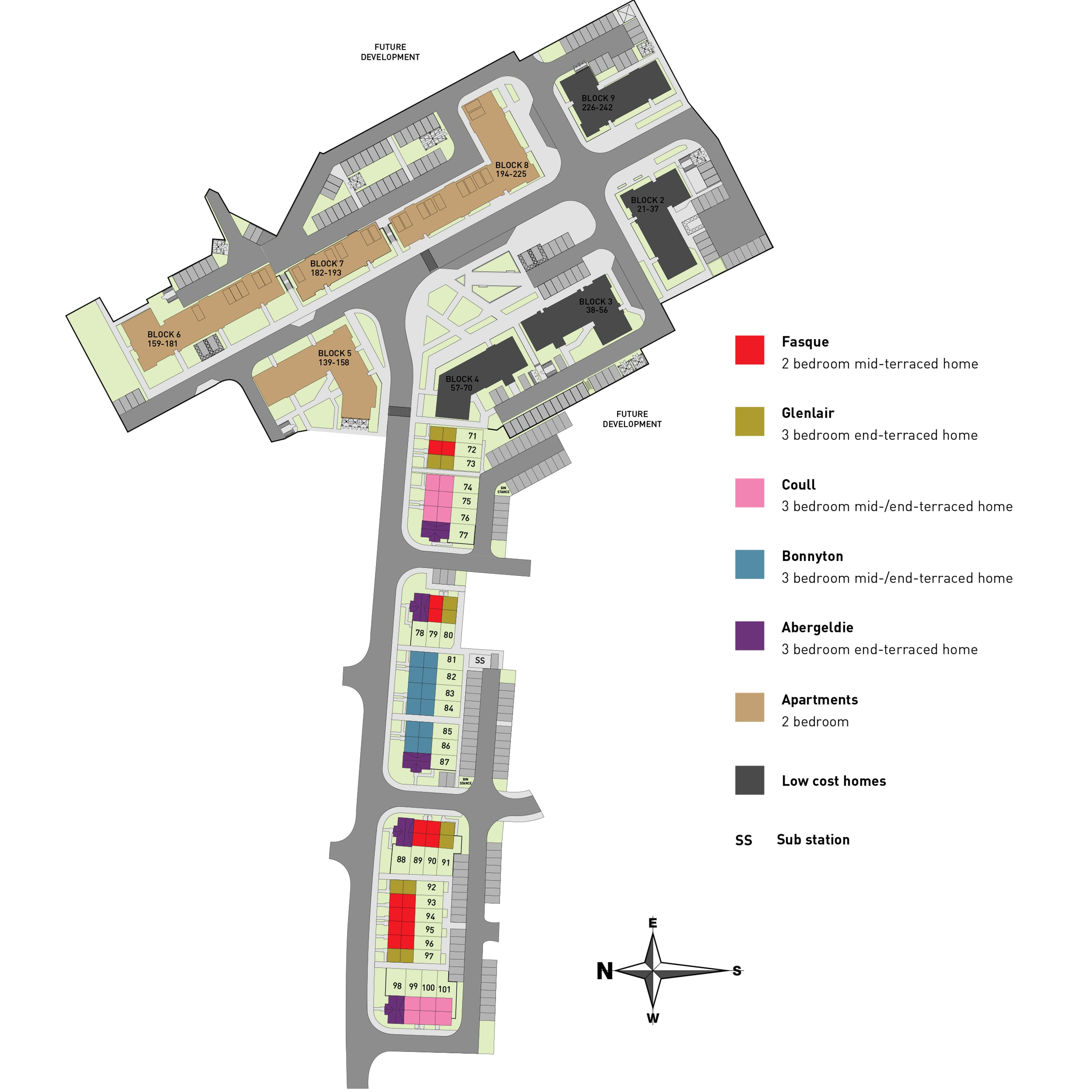 New home, 3 bed end terrace house for sale in "Abergeldie" at Mugiemoss