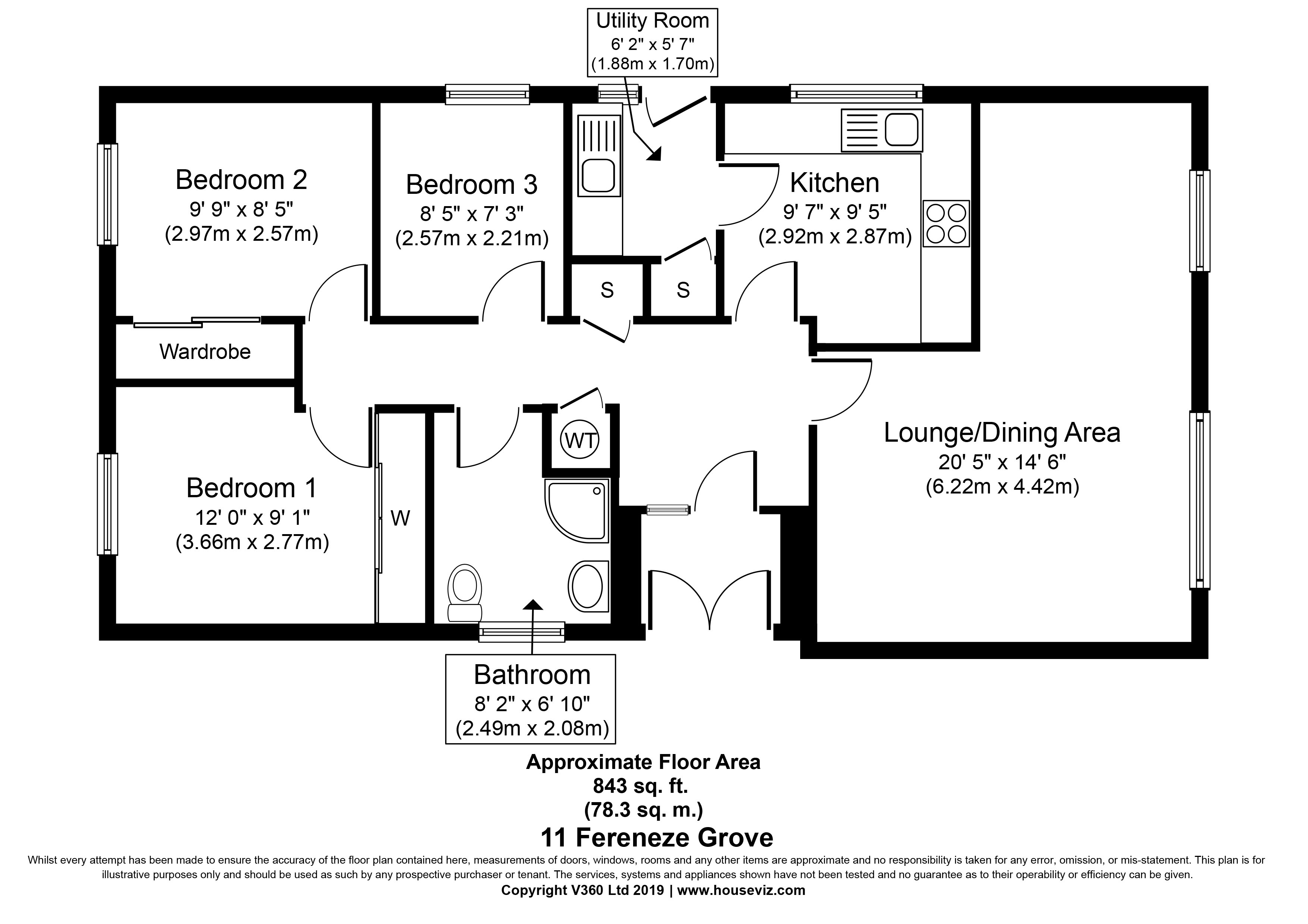 3 Bedrooms Detached bungalow for sale in Fereneze Grove, Barrhead G78