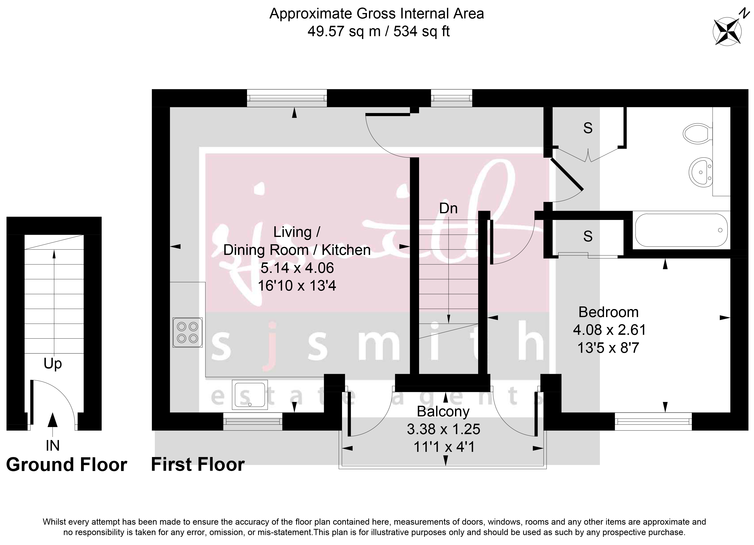 5a, Staveley Road, Ashford floorplan