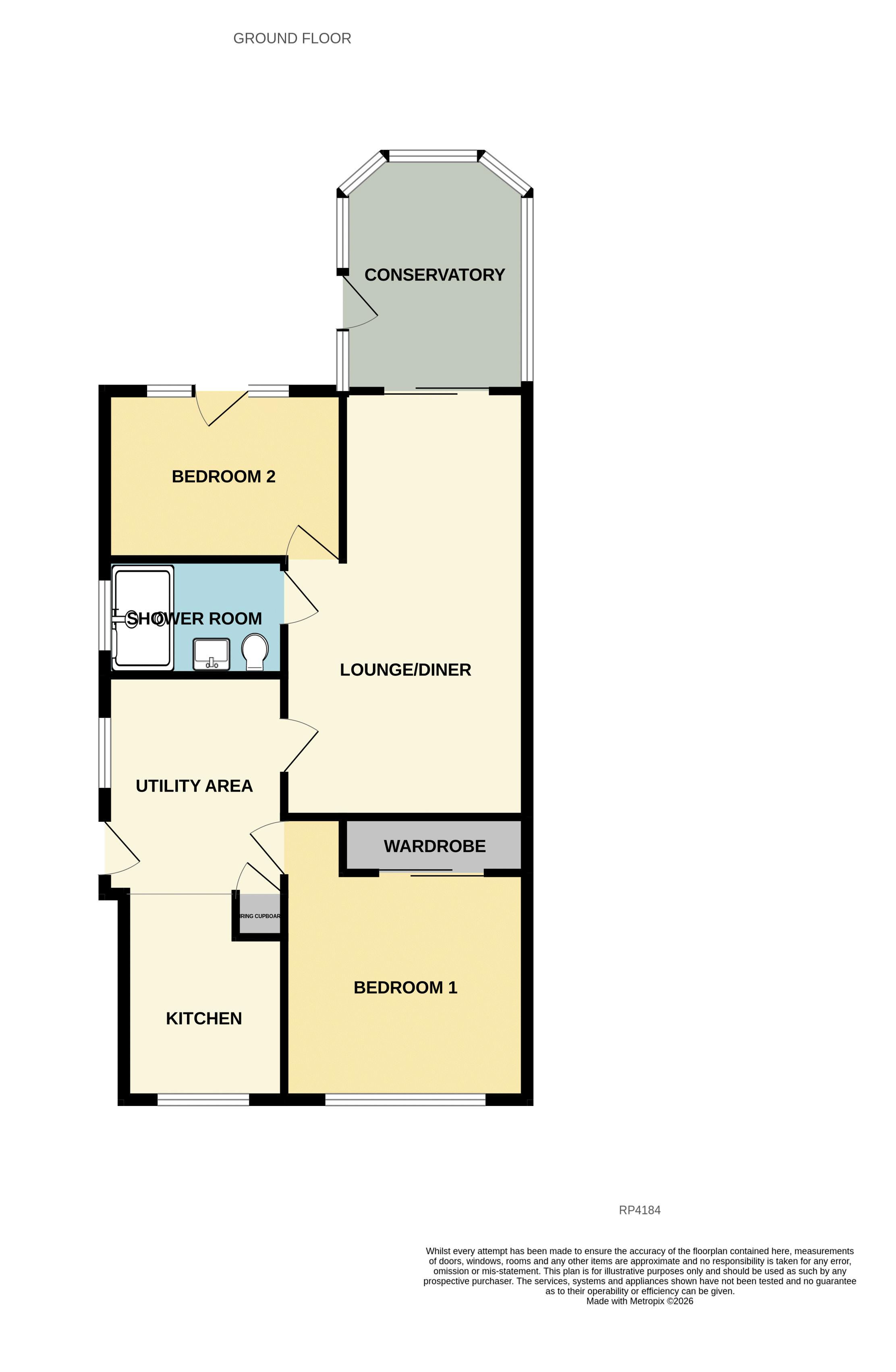 70, Bryn Cadno, Upper Colwyn Bay floorplan
