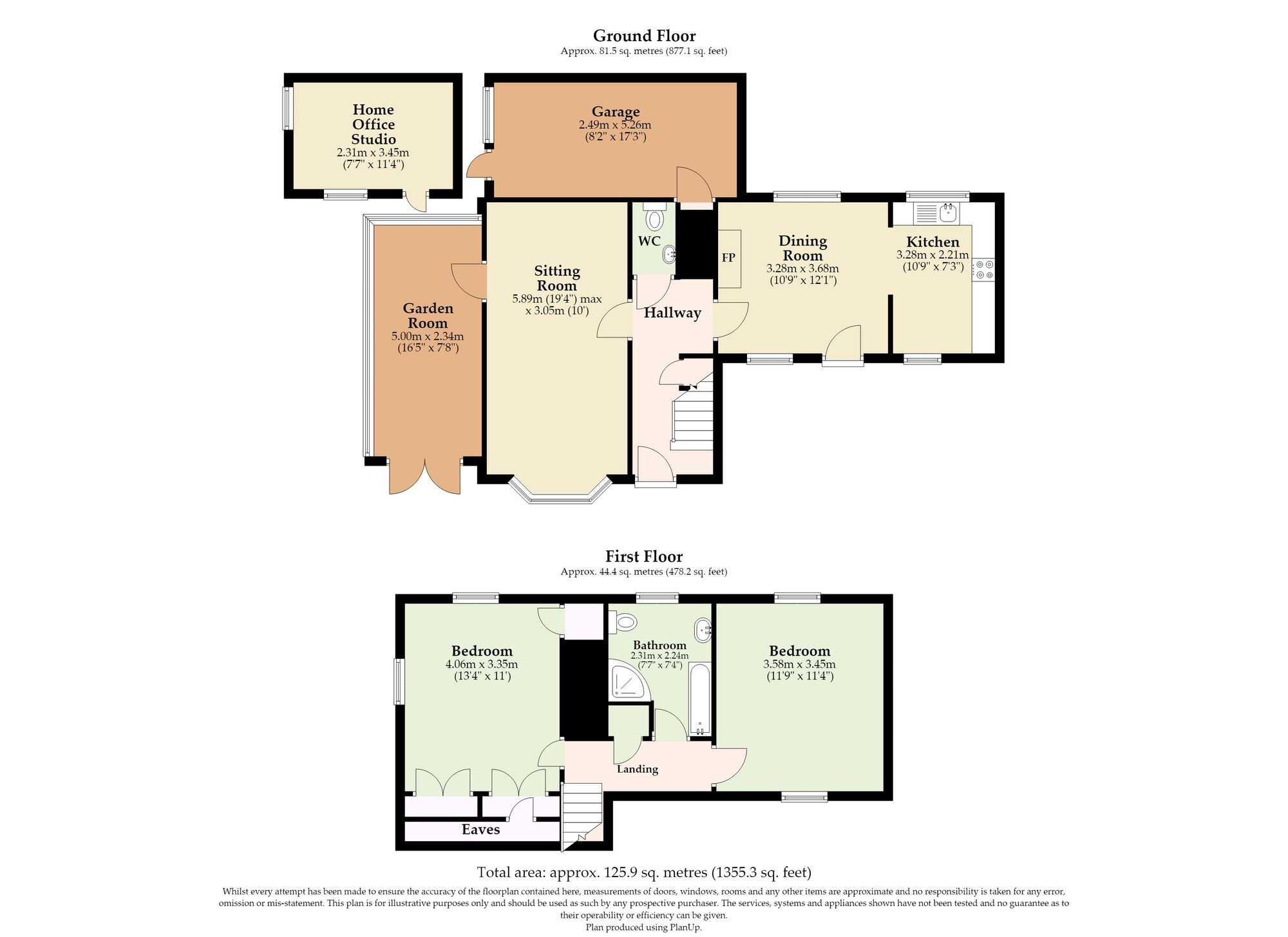 Pear Tree Cottage Crossing Road, Diss floorplan