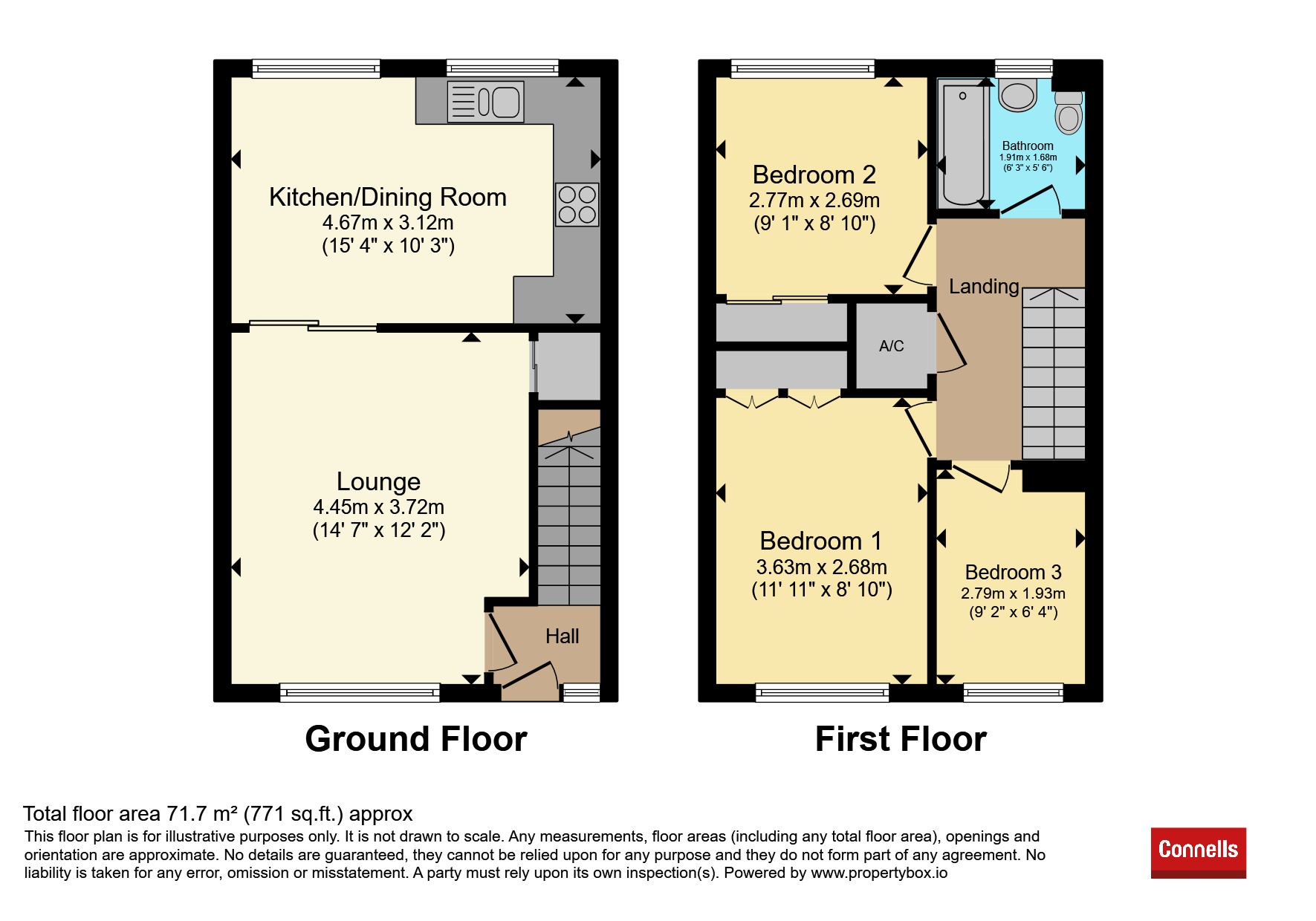 53, Farrer Street, Bedford floorplan