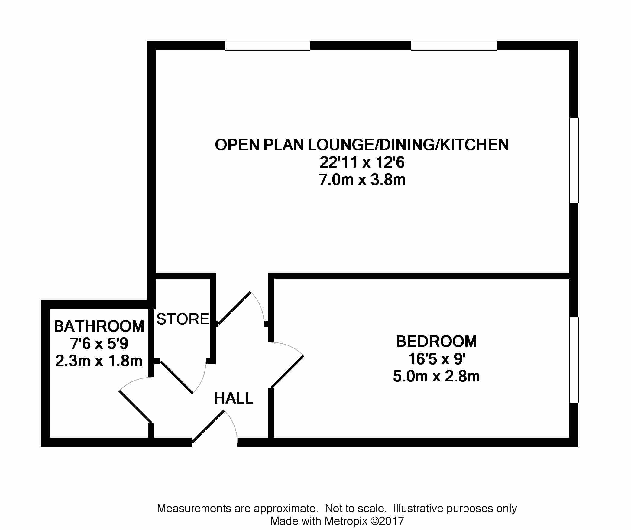 301 Parkwood Mill,, Stoney Lane, Huddersfield floorplan