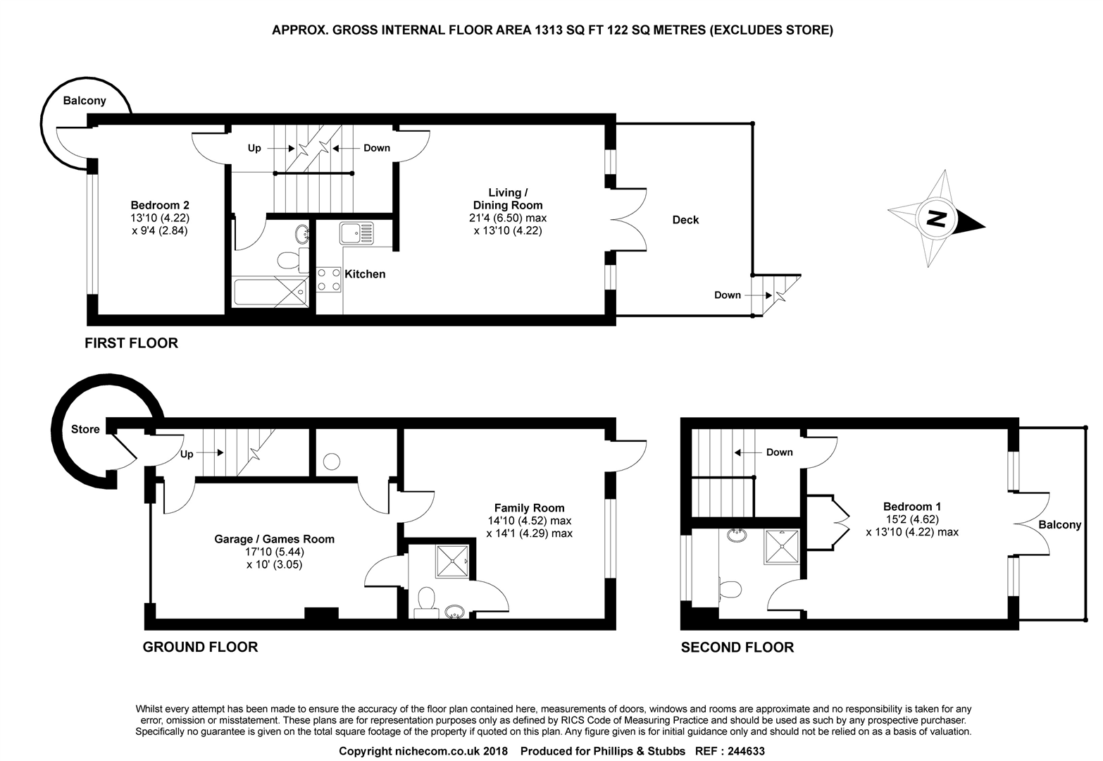 19, Royal William Square, Near Rye floorplan