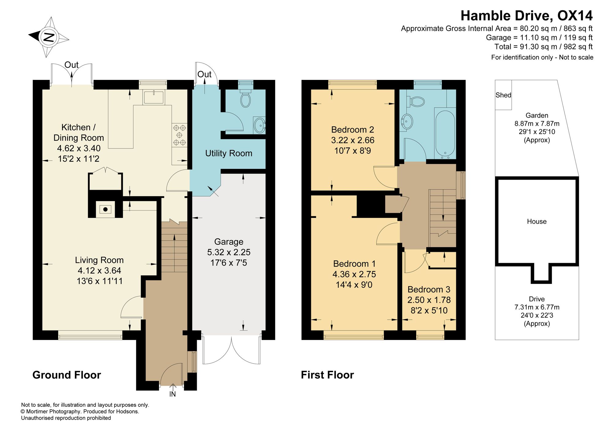 40 Hamble Drive, Abingdon floorplan