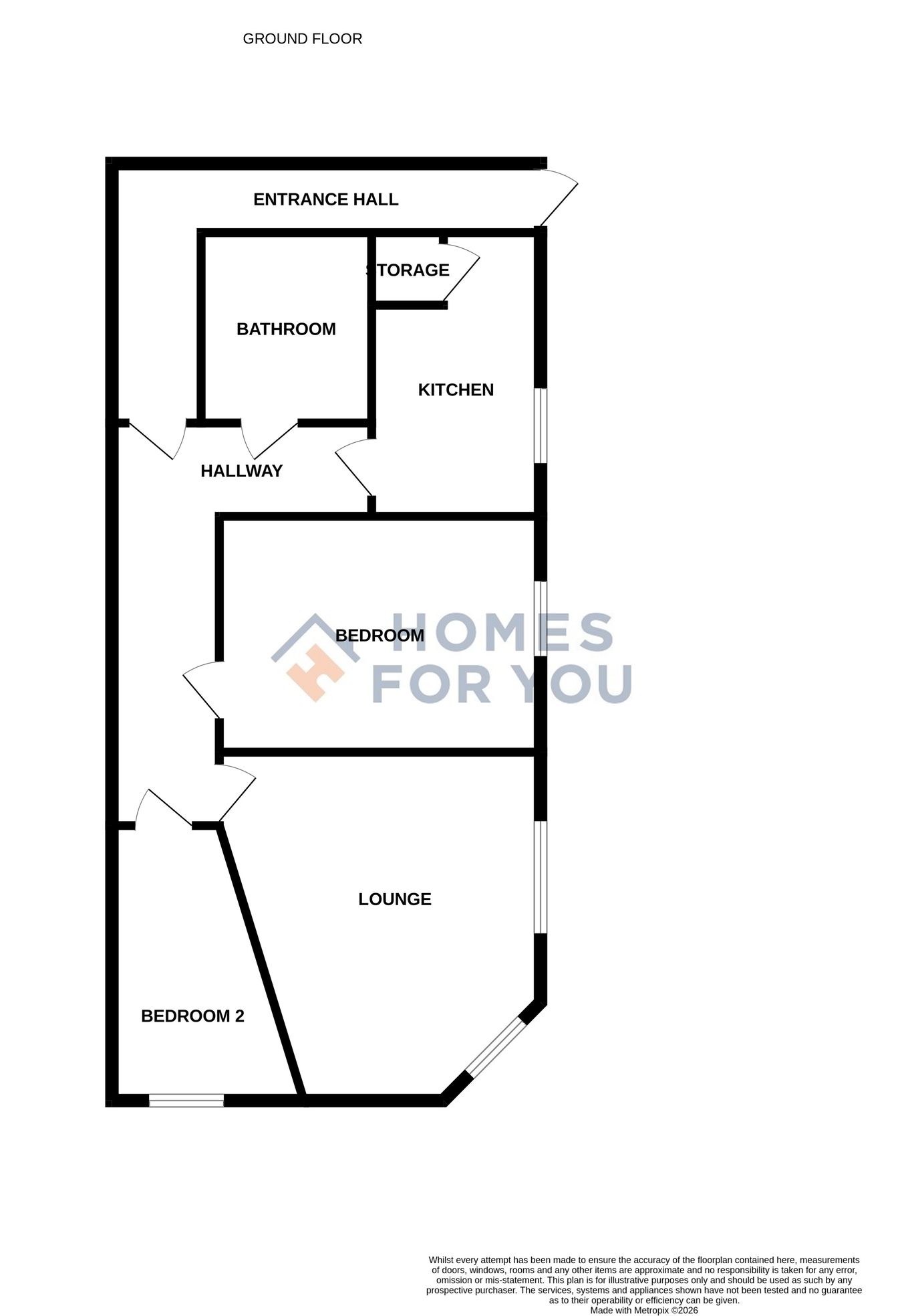2, Elliot Terrace, Falkirk floorplan