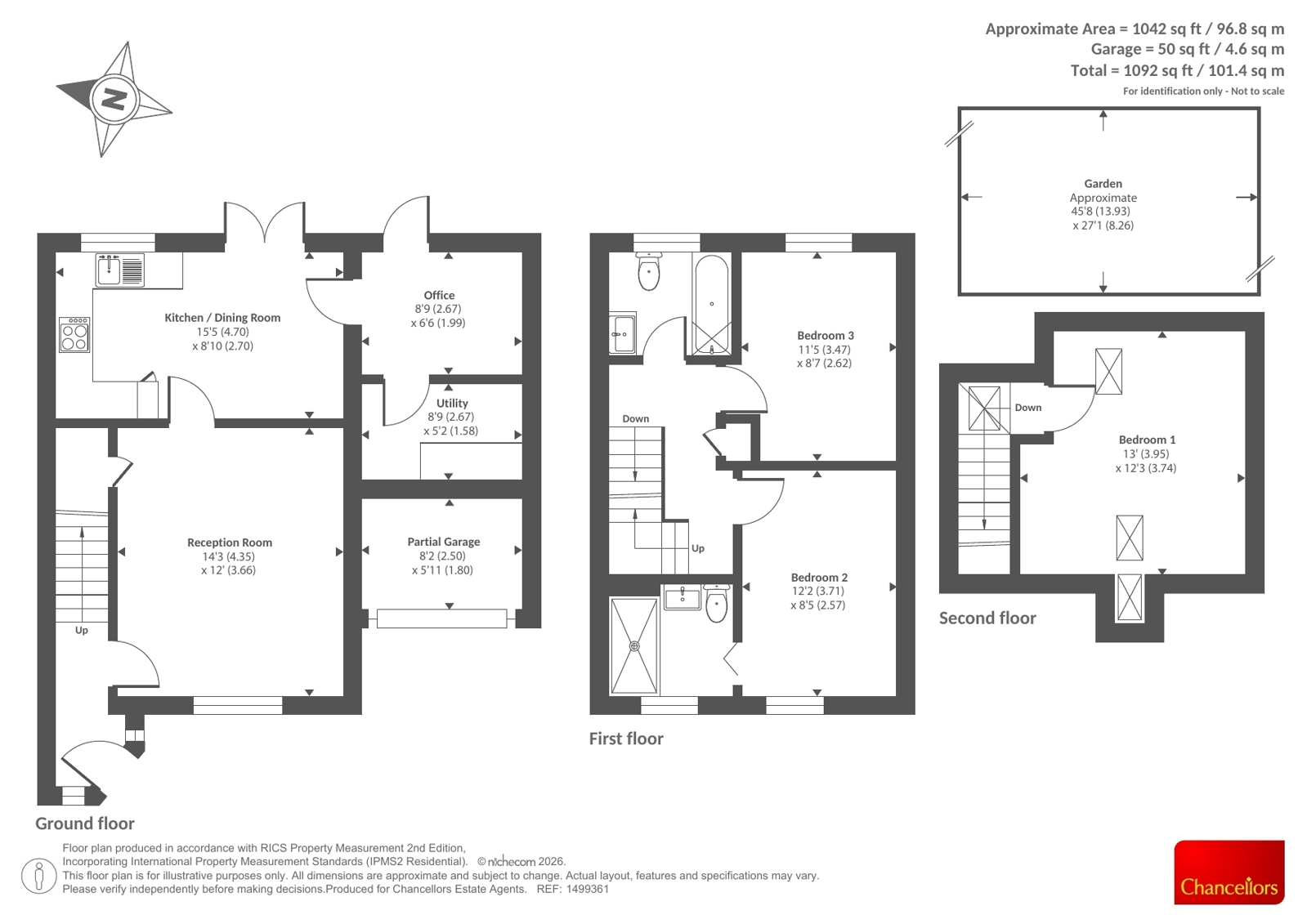 34, Reynolds Way, Swindon floorplan