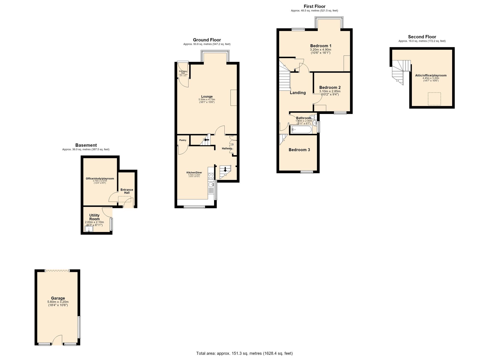 106 Marsden Road, Burnley floorplan