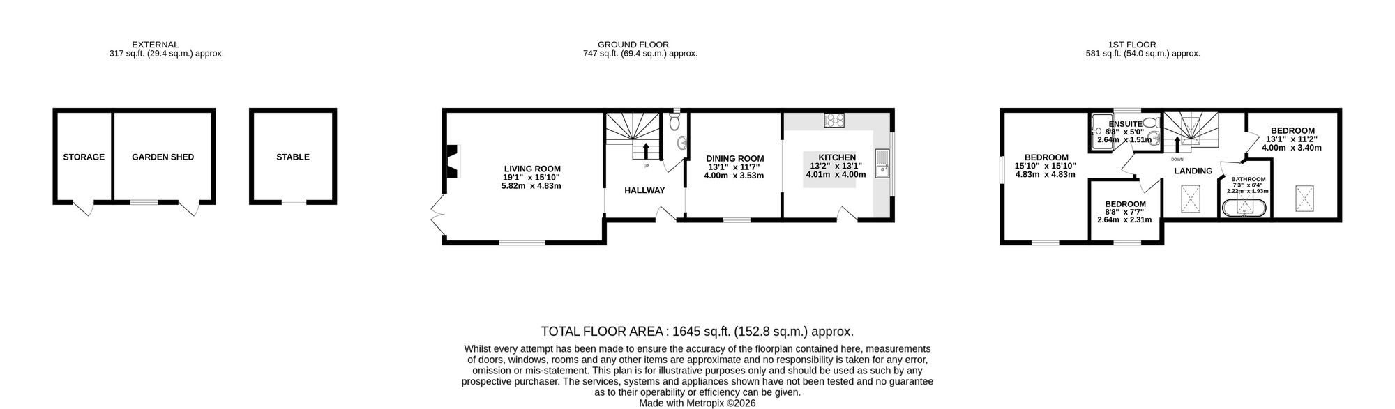 Little Cider Mill Barn, Cwmbran floorplan