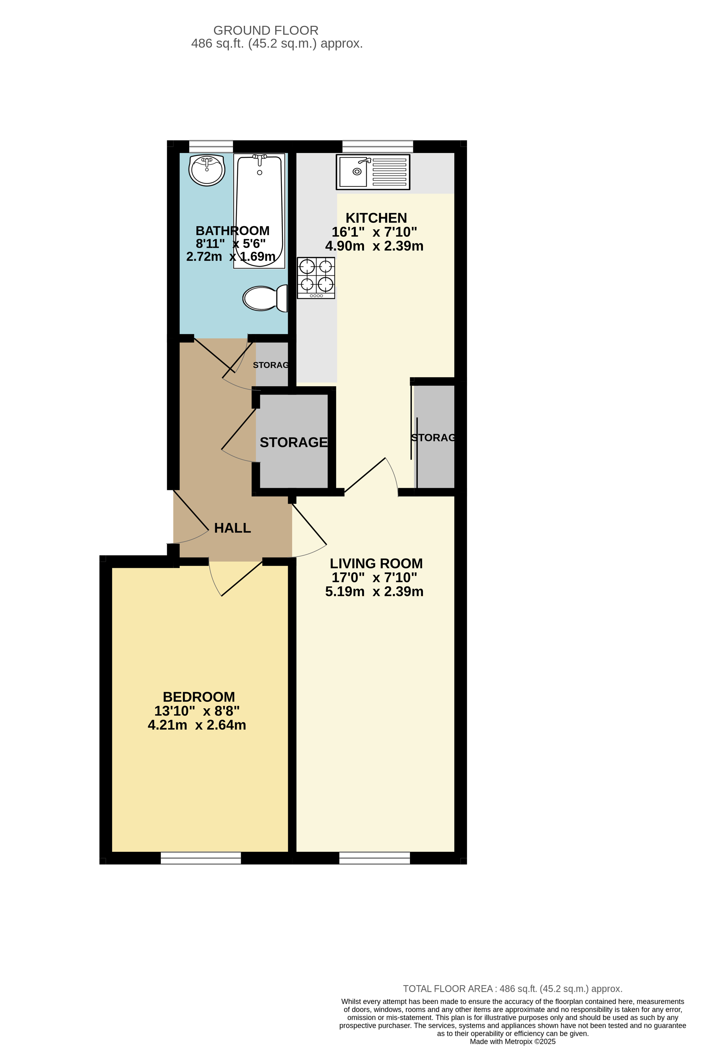 45, Tunstall Close, Bristol floorplan