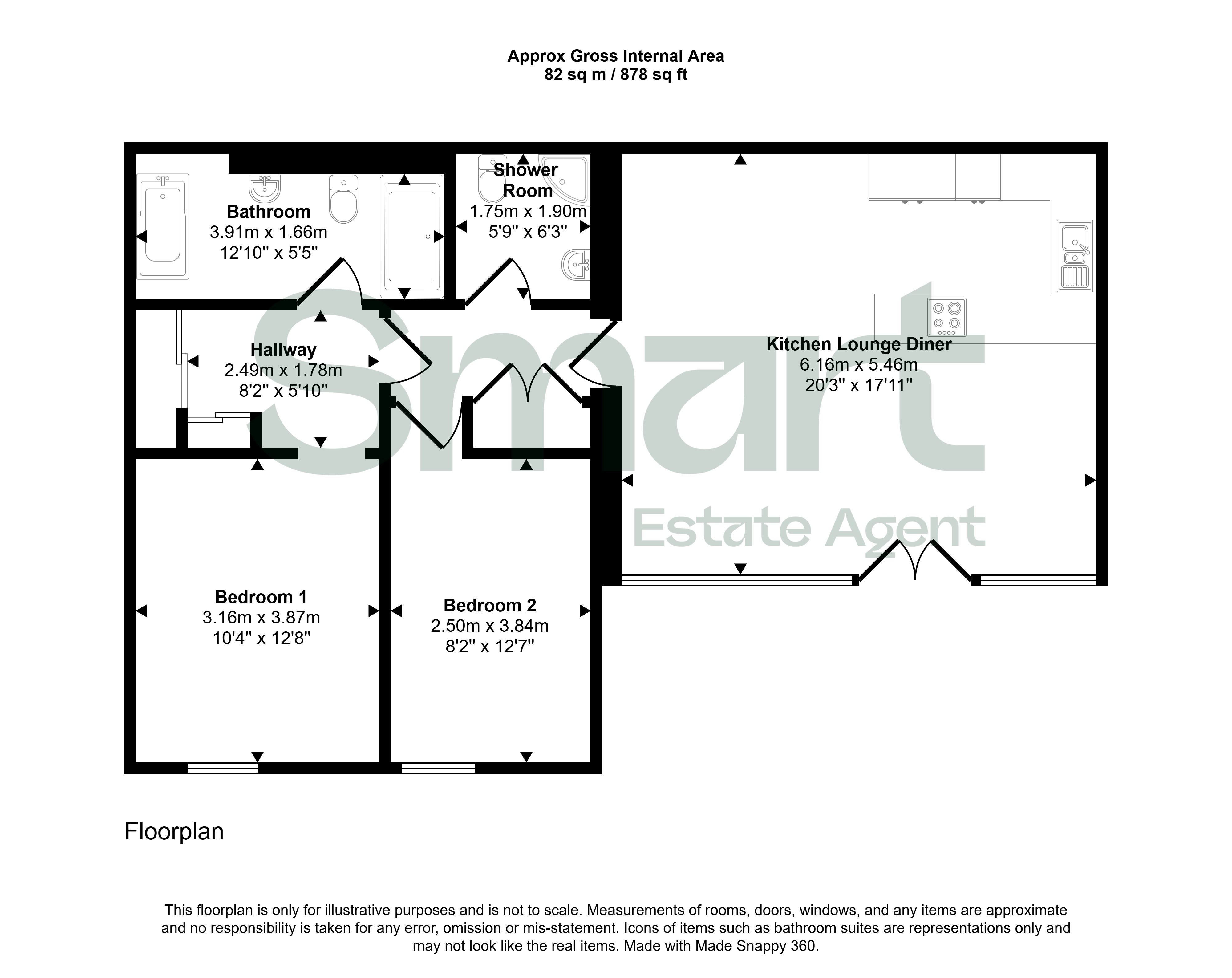 1 Barley Mews, Isleworth Road, Exeter floorplan