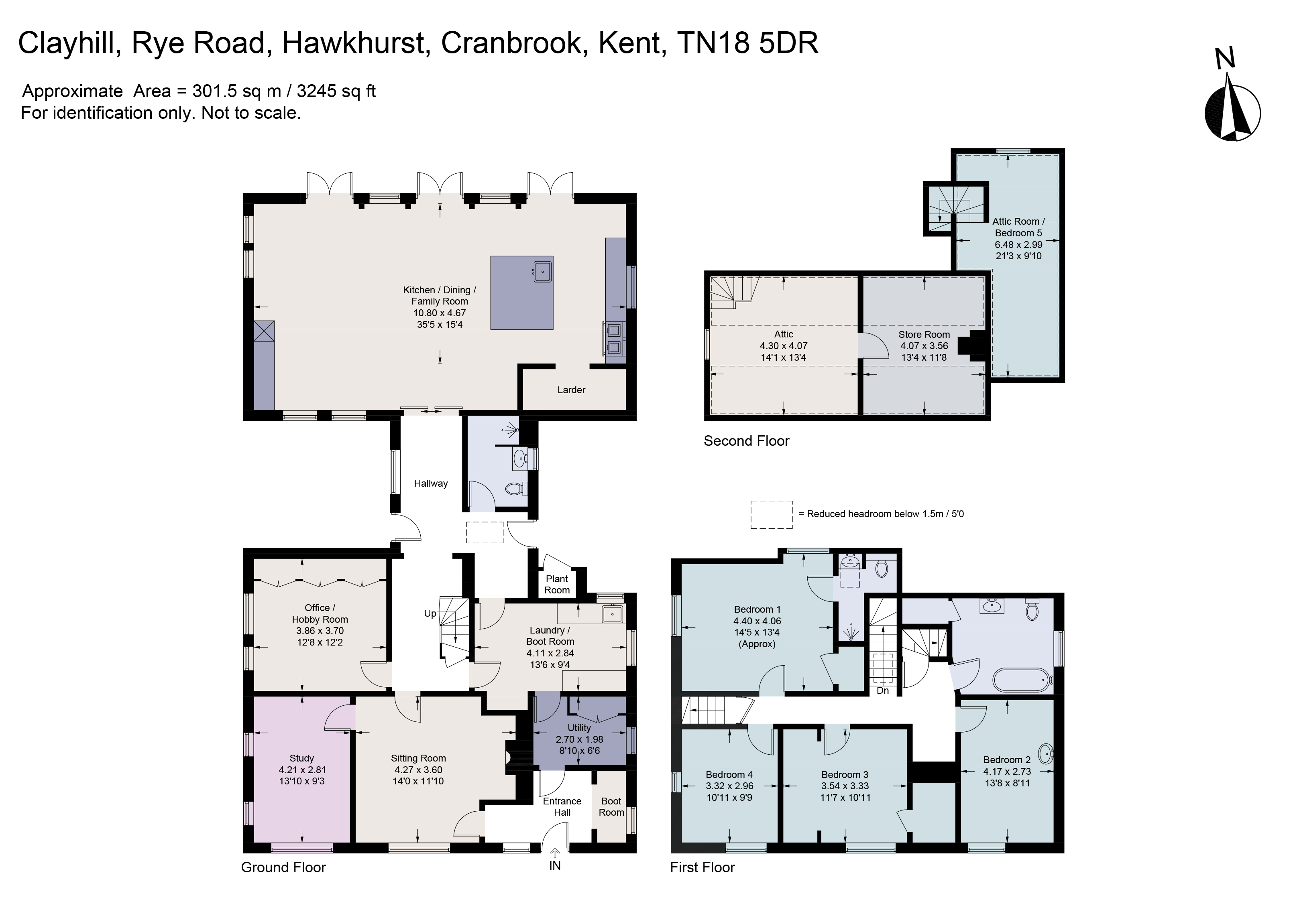 Rye Road, Hawkhurst, Cranbrook, Kent, TN18 floorplan