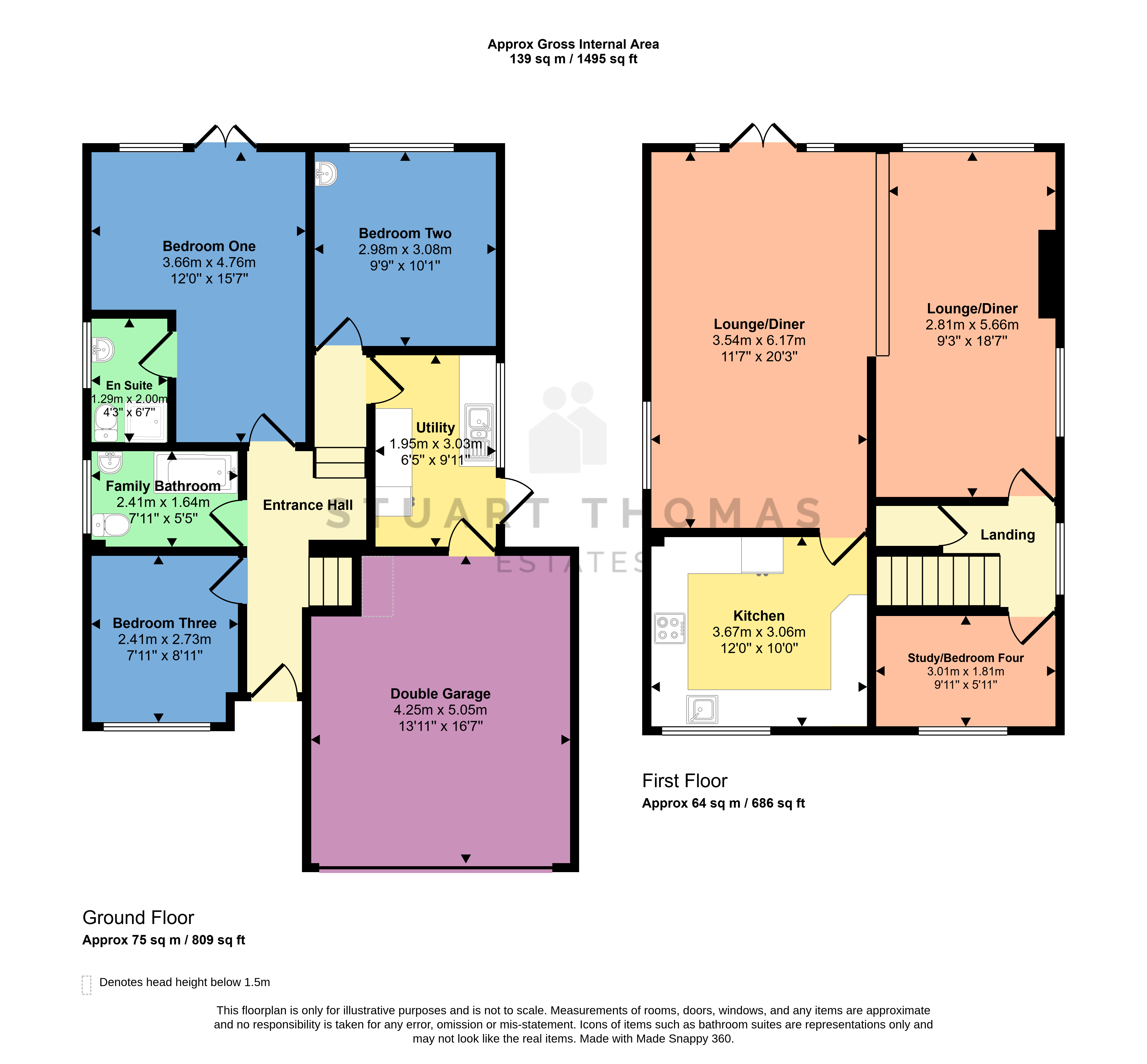 Borrowdale Road, Benfleet floorplan