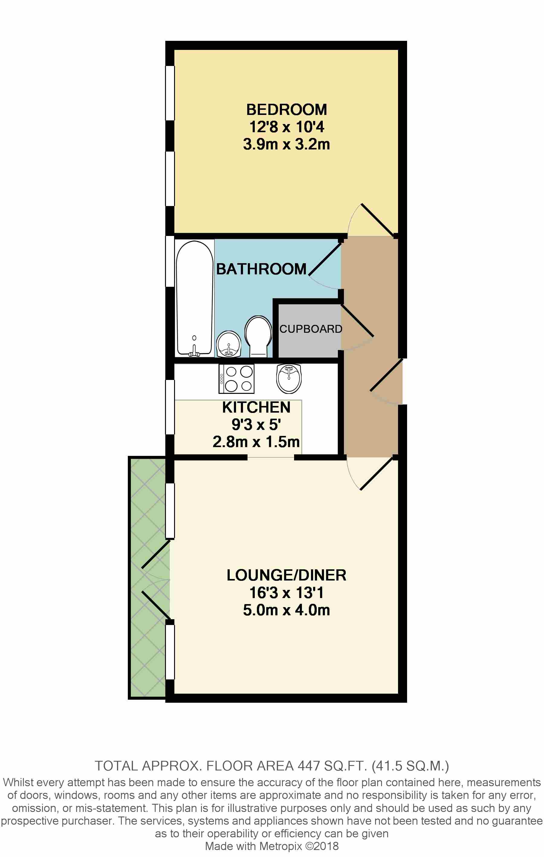1 Bedrooms Flat to rent in Fairfield Road, Bow, London E3