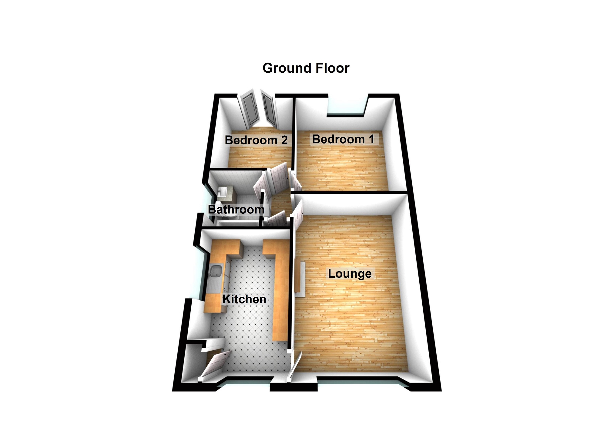 Delffordd, Rhos, Pontardawe, Swansea. SA8, 2 bedroom detached bungalow