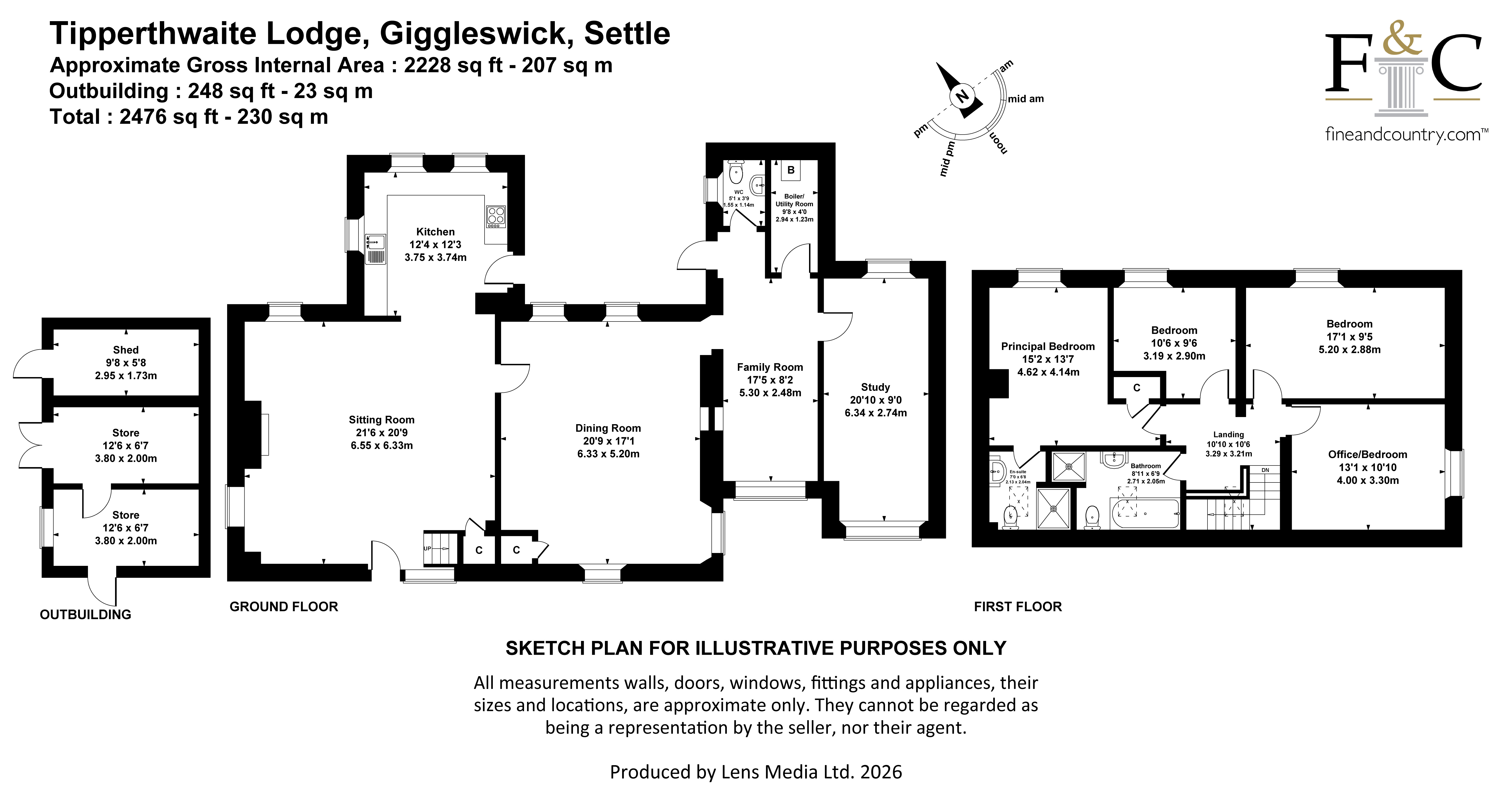 Tipperthwaite Lodge,, Giggleswick, North Yorkshire floorplan
