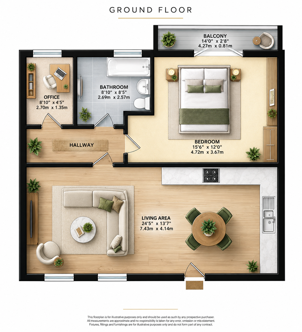 Flat 2, Mulliner House, Broadway, Rainham floorplan