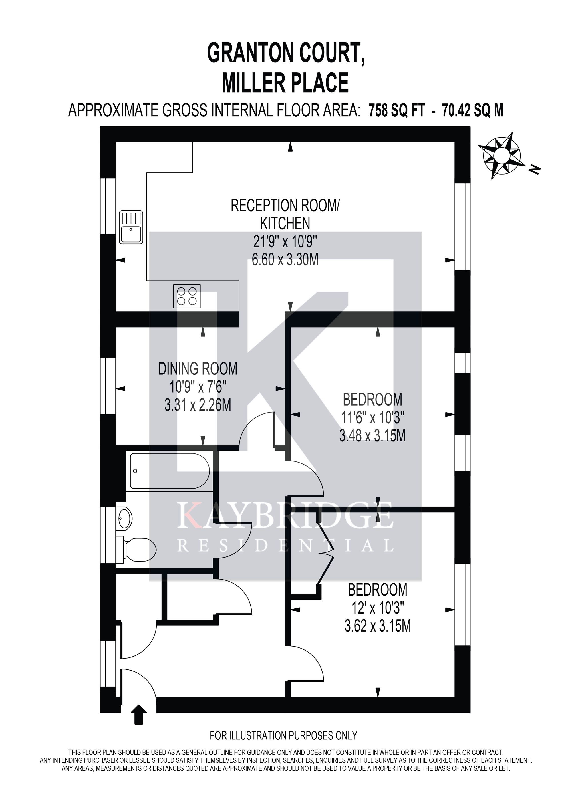 7 Granton Court Miller Place, Epsom floorplan