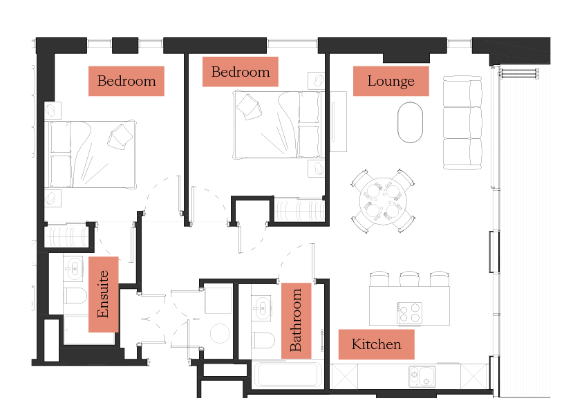 The Slate Yard, 7 Stanley St, Salford, Manchester floorplan