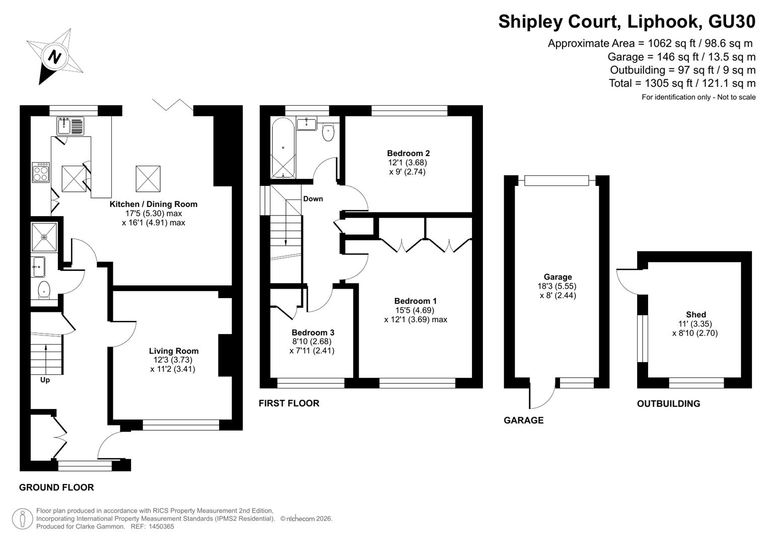 18, Shipley Court, Liphook floorplan