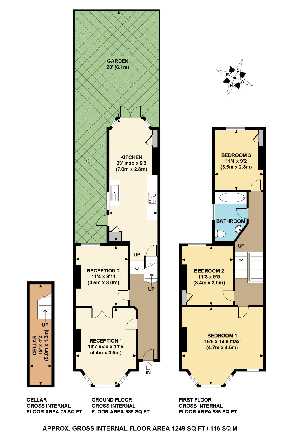 28, Elmcroft Street, London floorplan