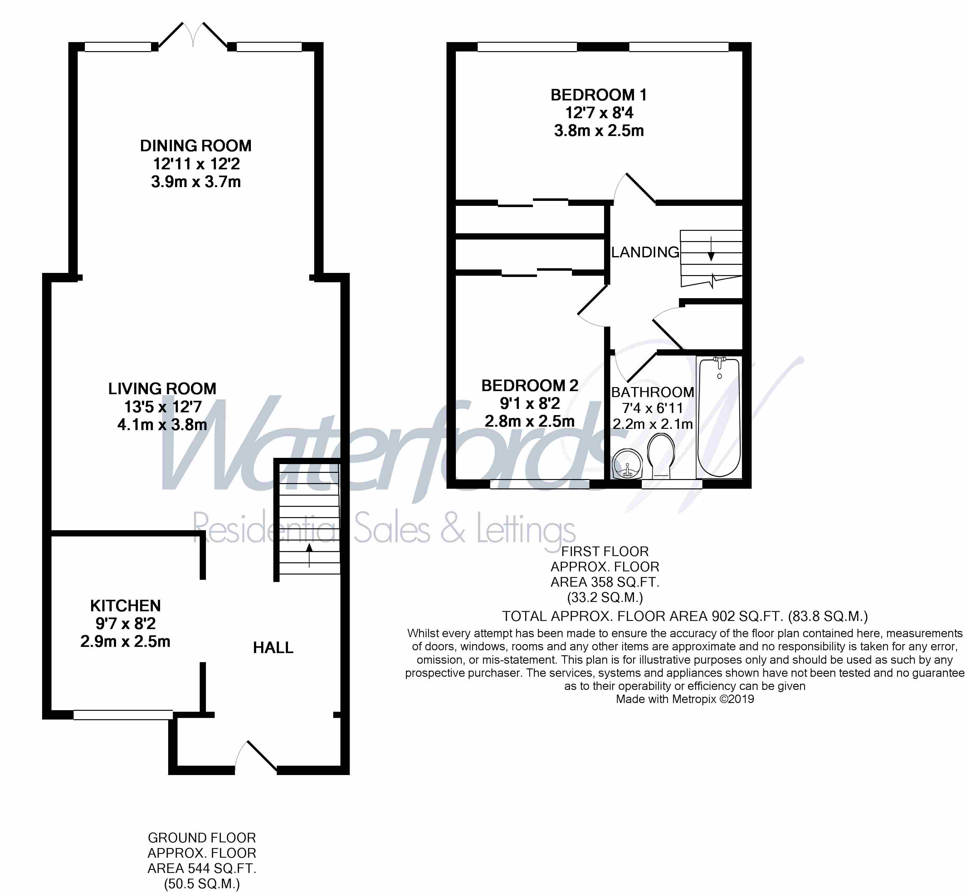 2 Bedrooms Terraced house for sale in Medhurst Close, Chobham, Woking, Surrey GU24