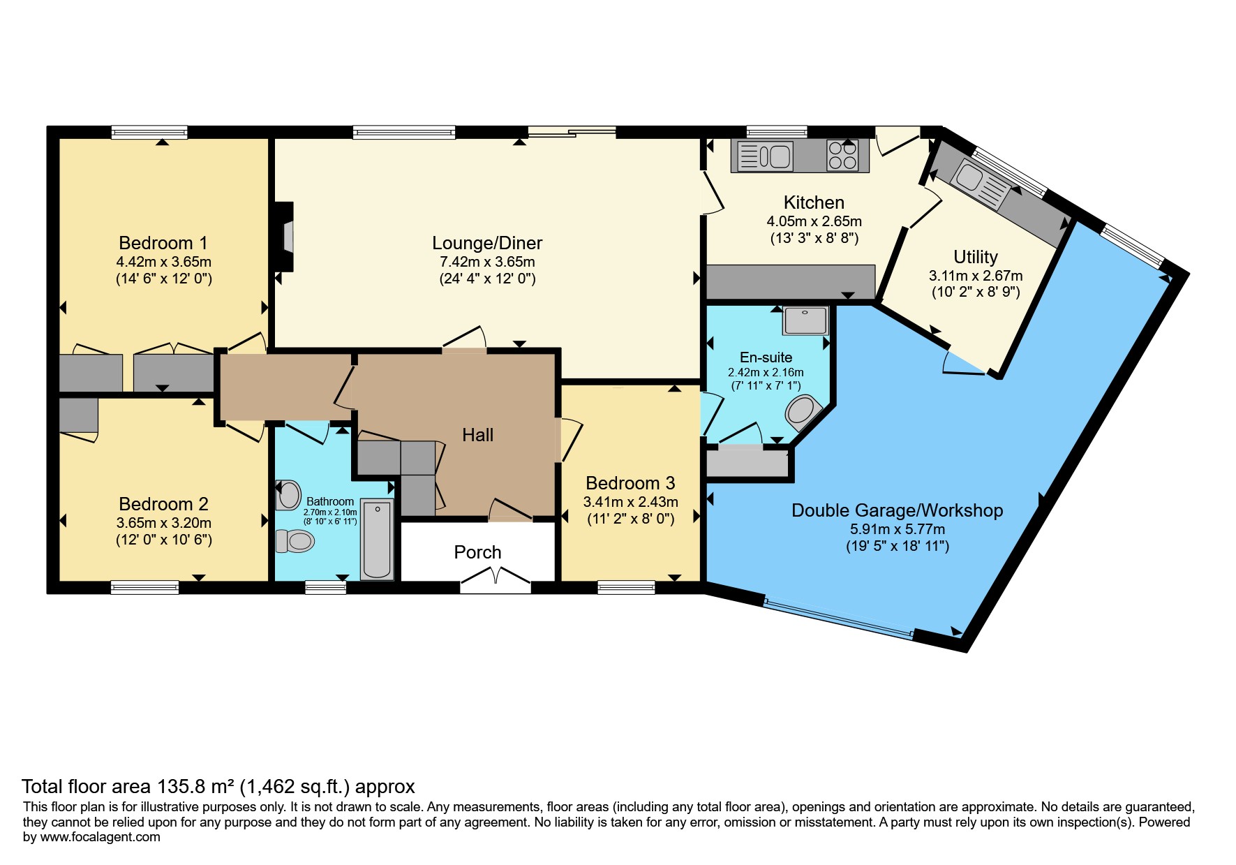 28, Lincoln Road, Skellingthorpe floorplan