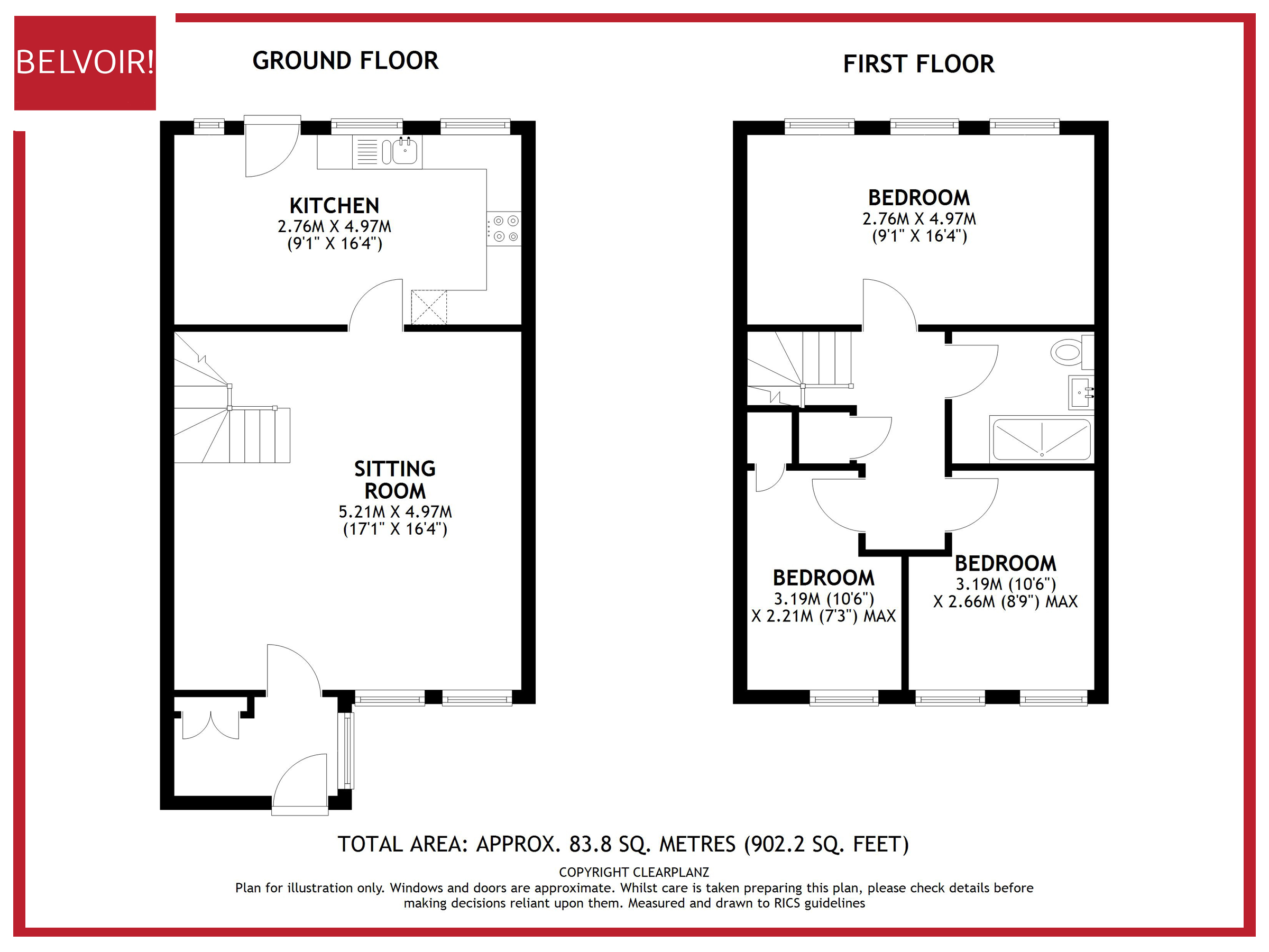 42, Herons Rise, Andover floorplan