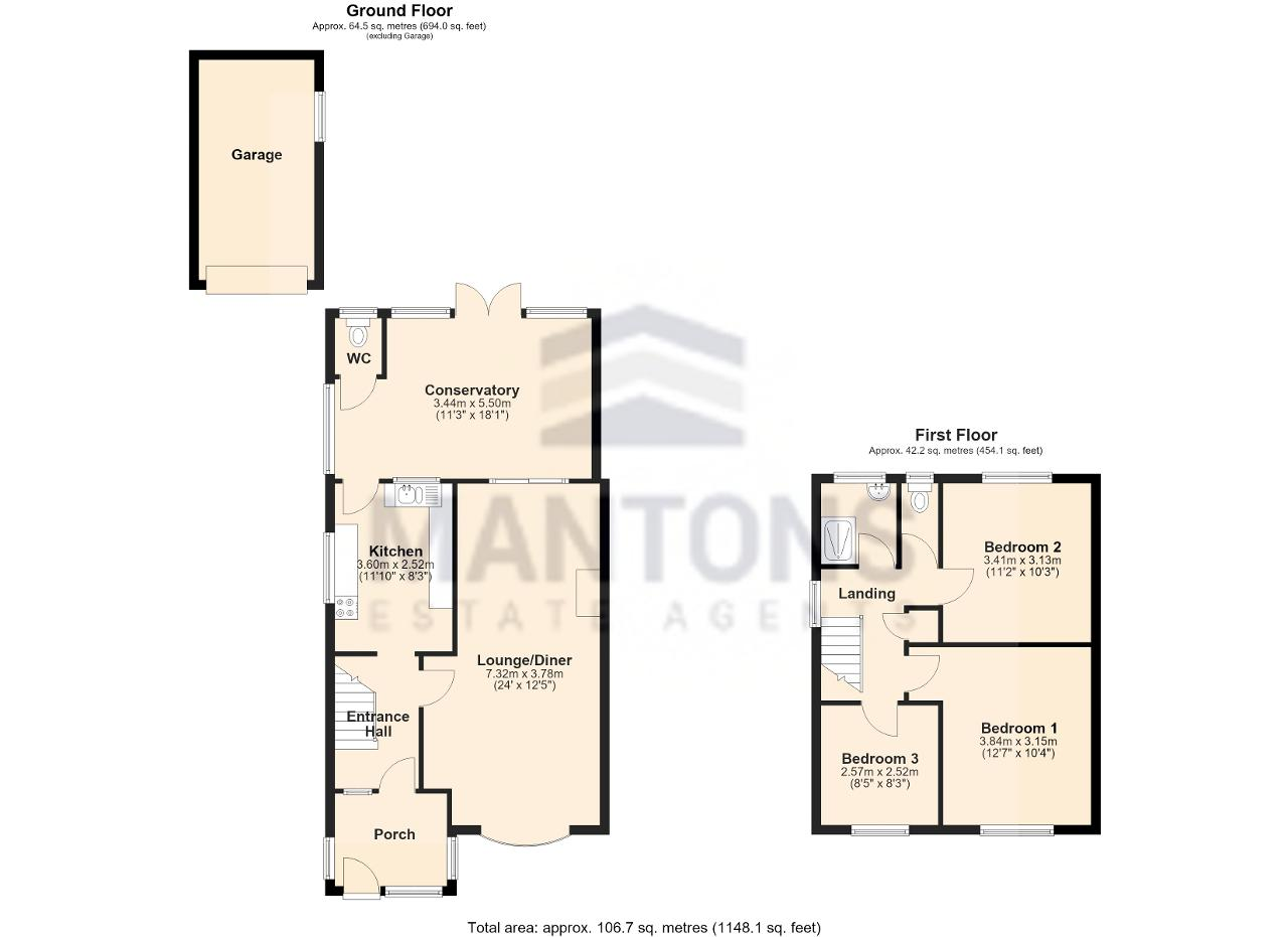 Alpine Way, Luton floorplan