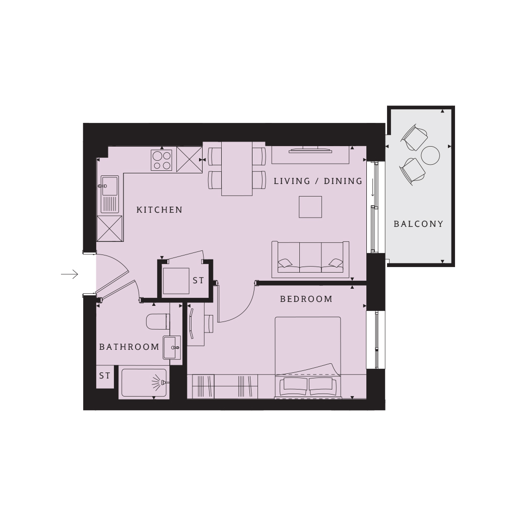 "Emerson Apartments" at Headstone Drive, Harrow HA1, 1 bedroom flat for sale 64026044
