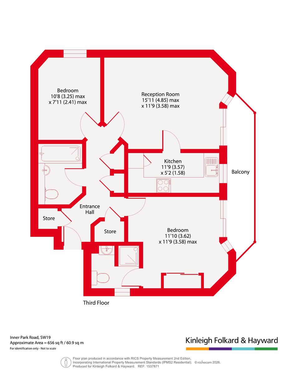 Inner Park Road, London floorplan