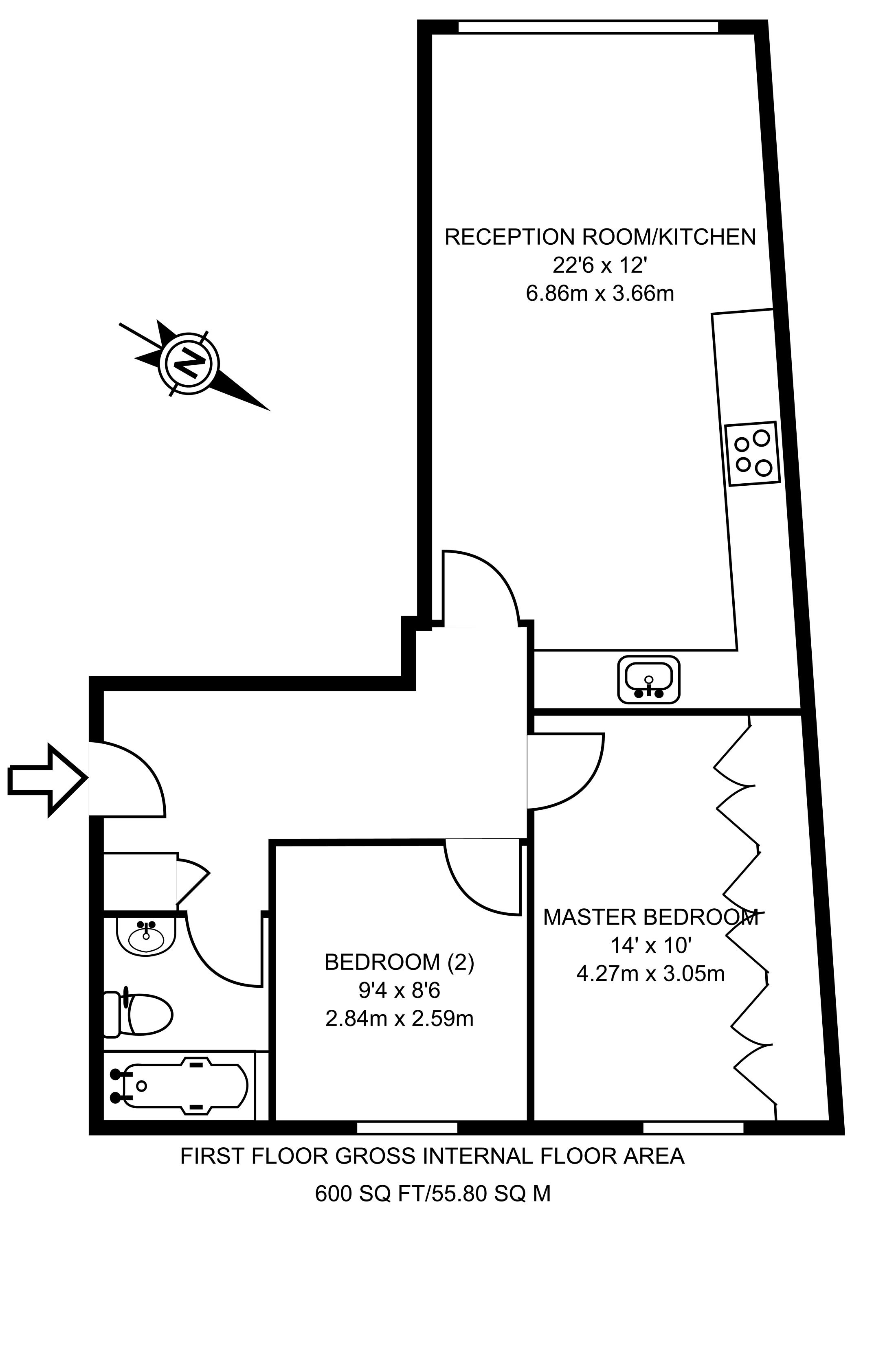 2 Bedrooms Flat to rent in Fulham High Street, Fulham SW6