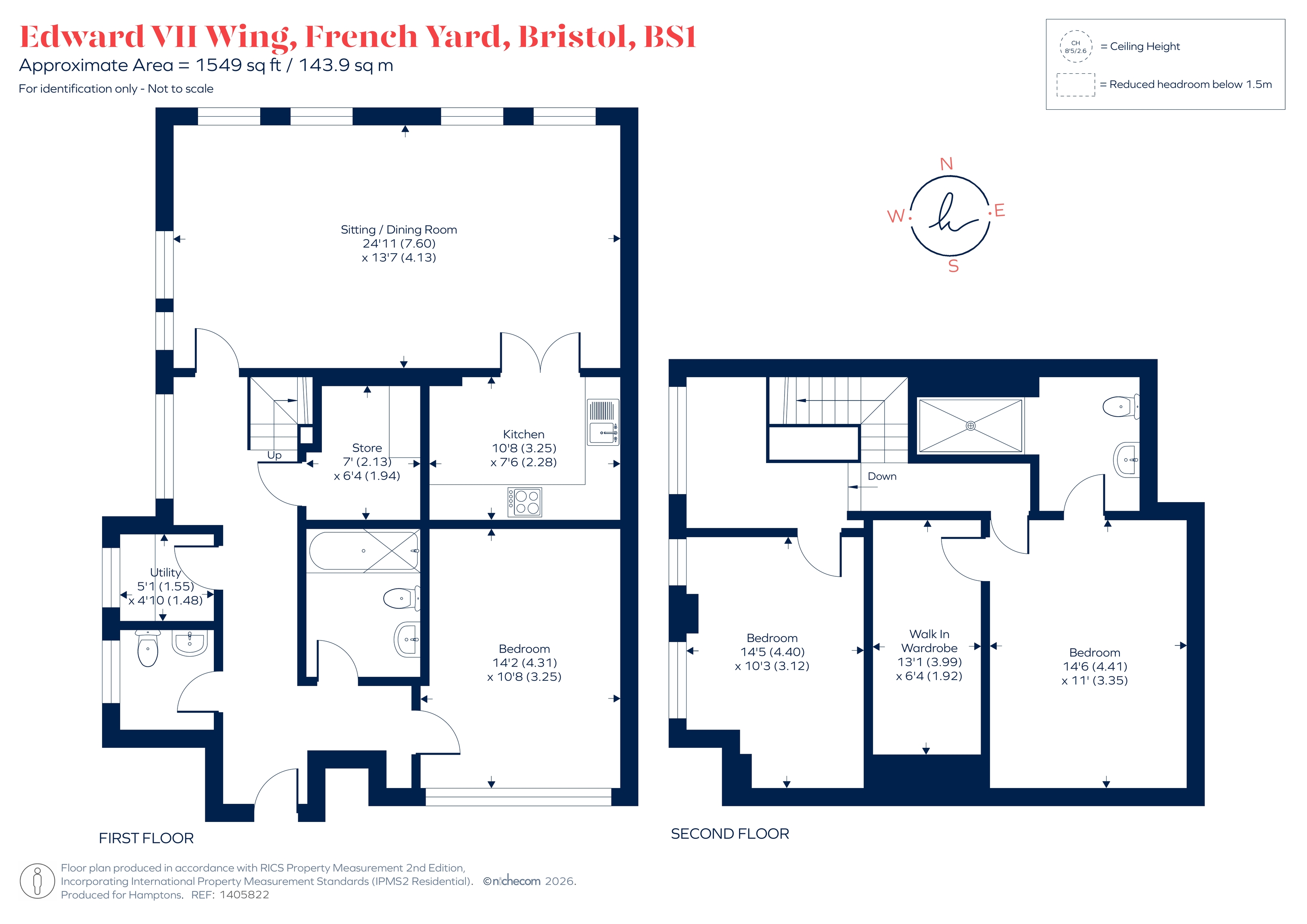 12 Edward VII Wing, French Yard, Bristol floorplan