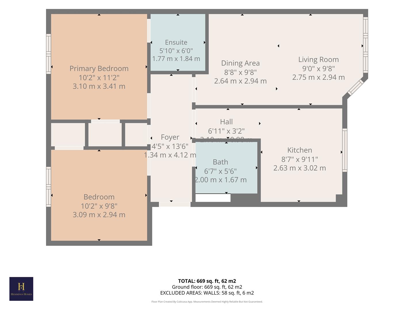 50, Dalzell Drive, Motherwell floorplan