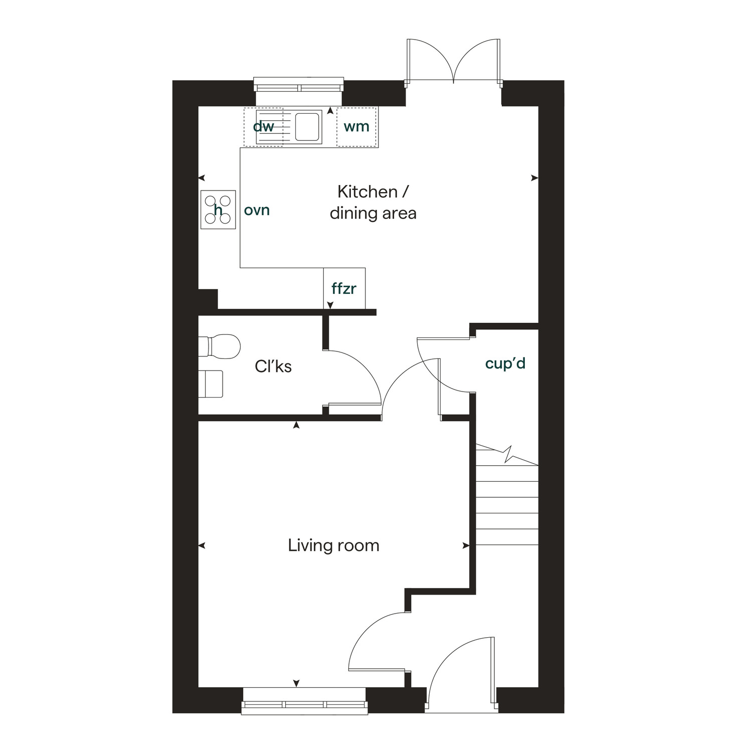359, 16 Swan Gardens, Bexhill-On-Sea floorplan
