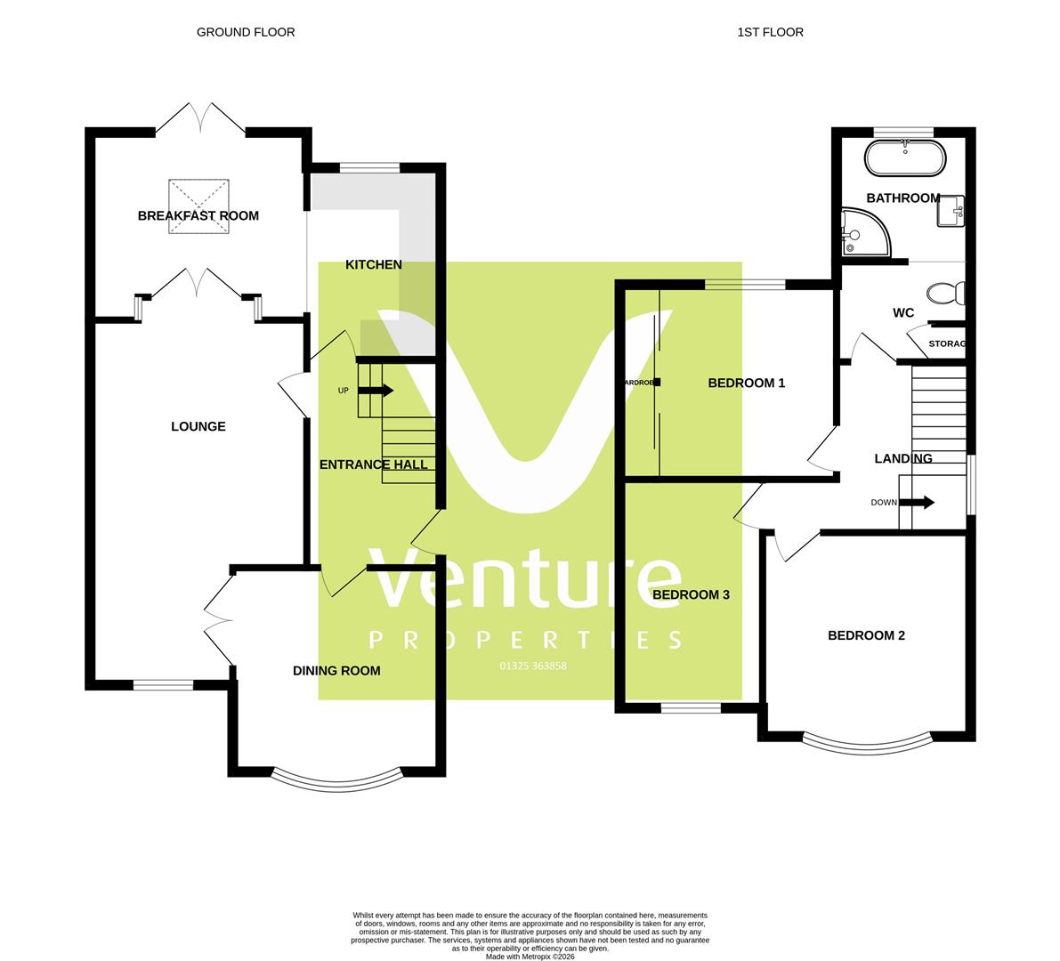 130, Salutation Road, Darlington floorplan