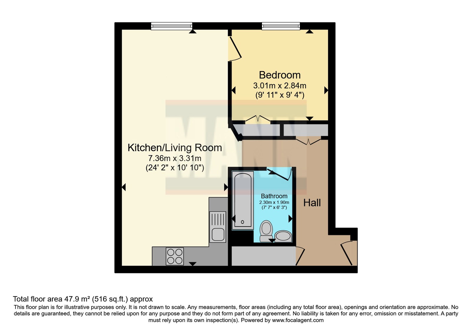 20, St. Georges Walk, Hampshire floorplan