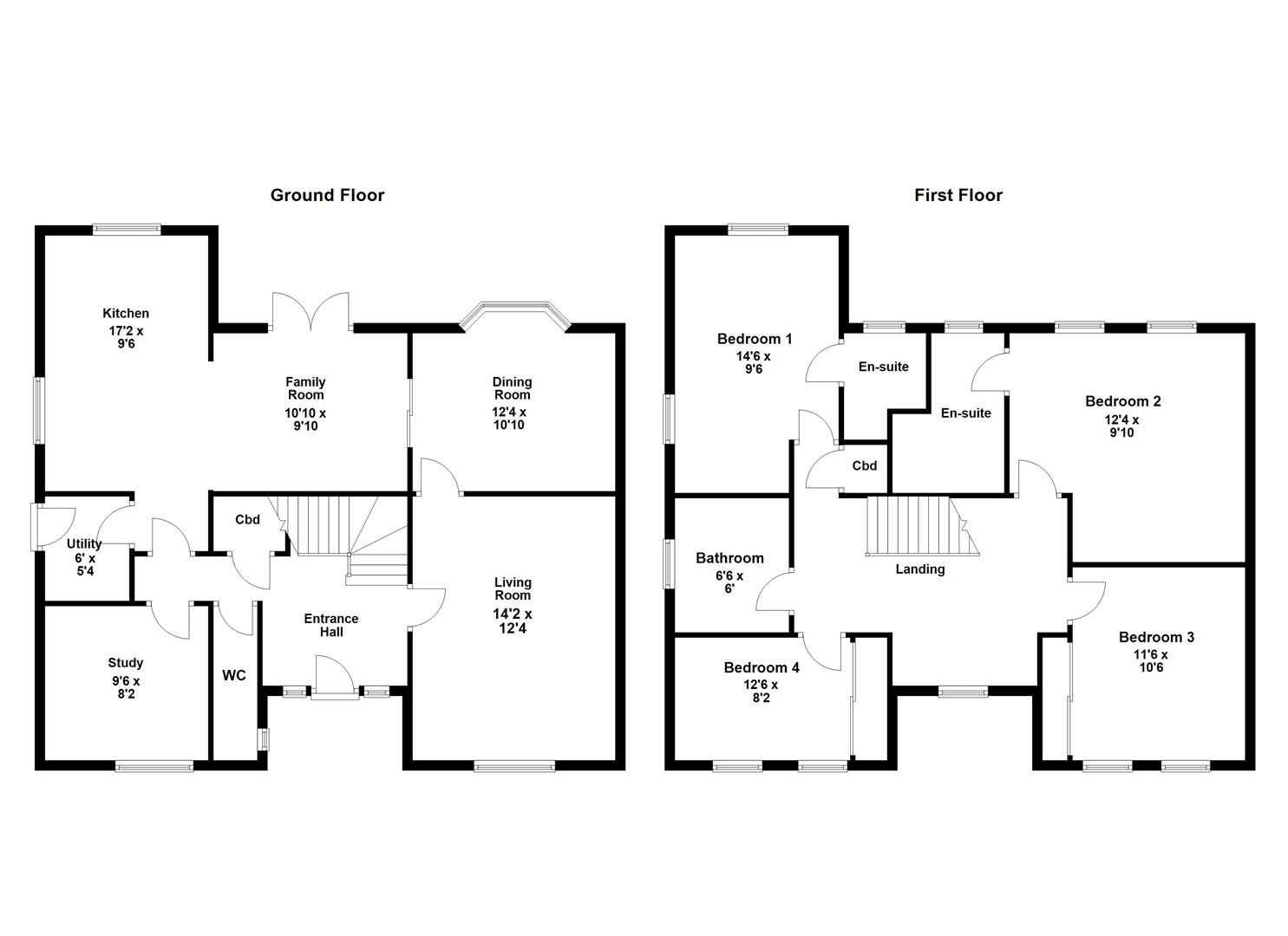 86, Hobby Drive, Corby floorplan