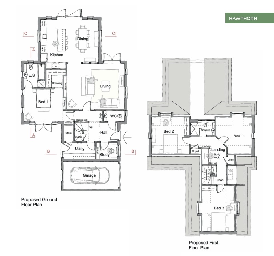 The Hawthorne,, Meadow View, Elmswell floorplan