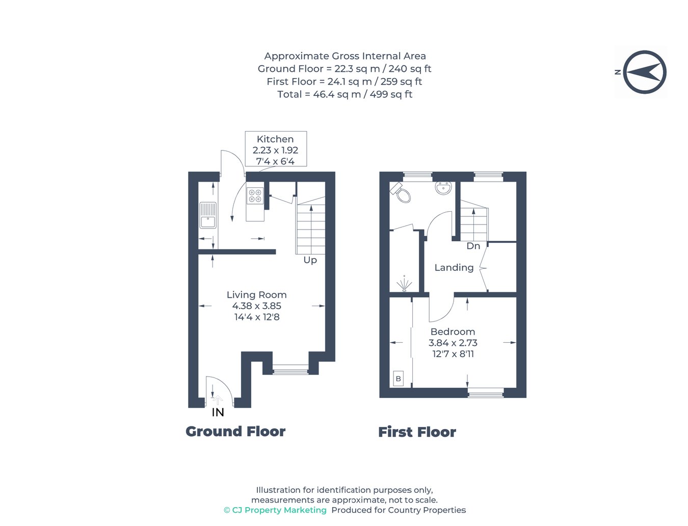 6, Fells Close, Hitchin floorplan