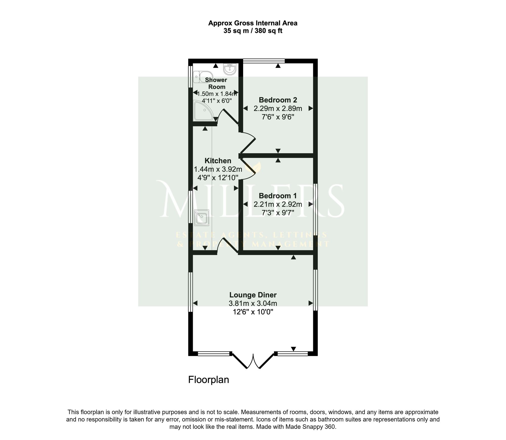 22 Links Chalet Park Links Road, Norwich floorplan