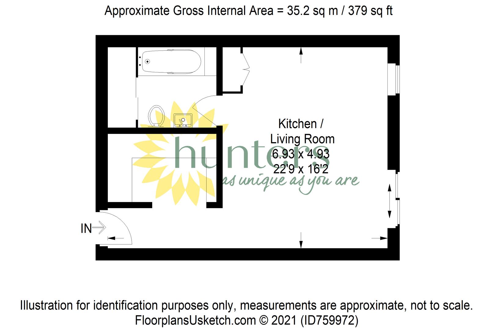 1 Anscome House,, Great Heathmead, Haywards Heath floorplan
