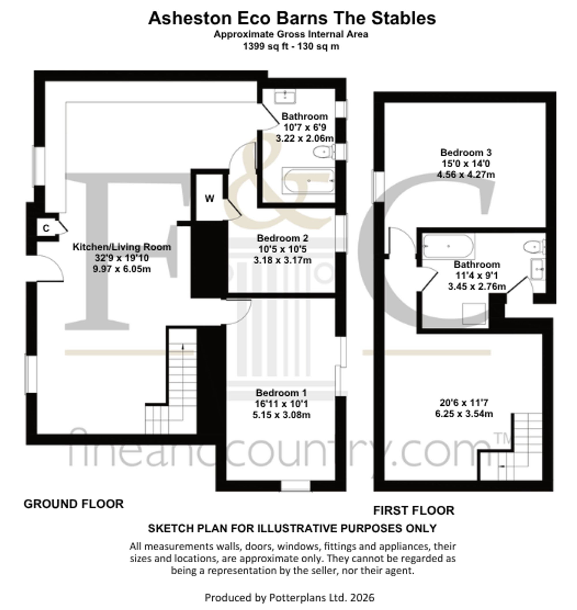 The Stables at Asheston Eco Barns, Pen Y Cwm, Haverfordwest floorplan