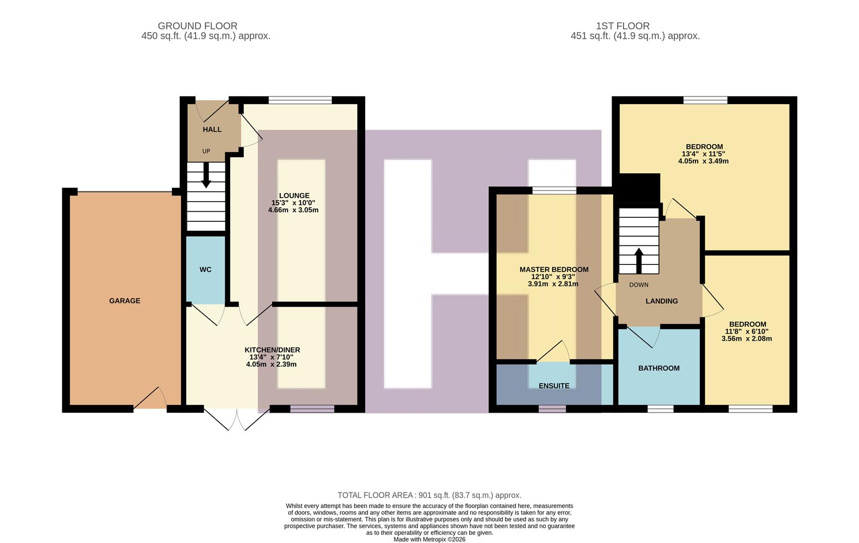 47, Kingsbridge Crescent, Middlesbrough floorplan