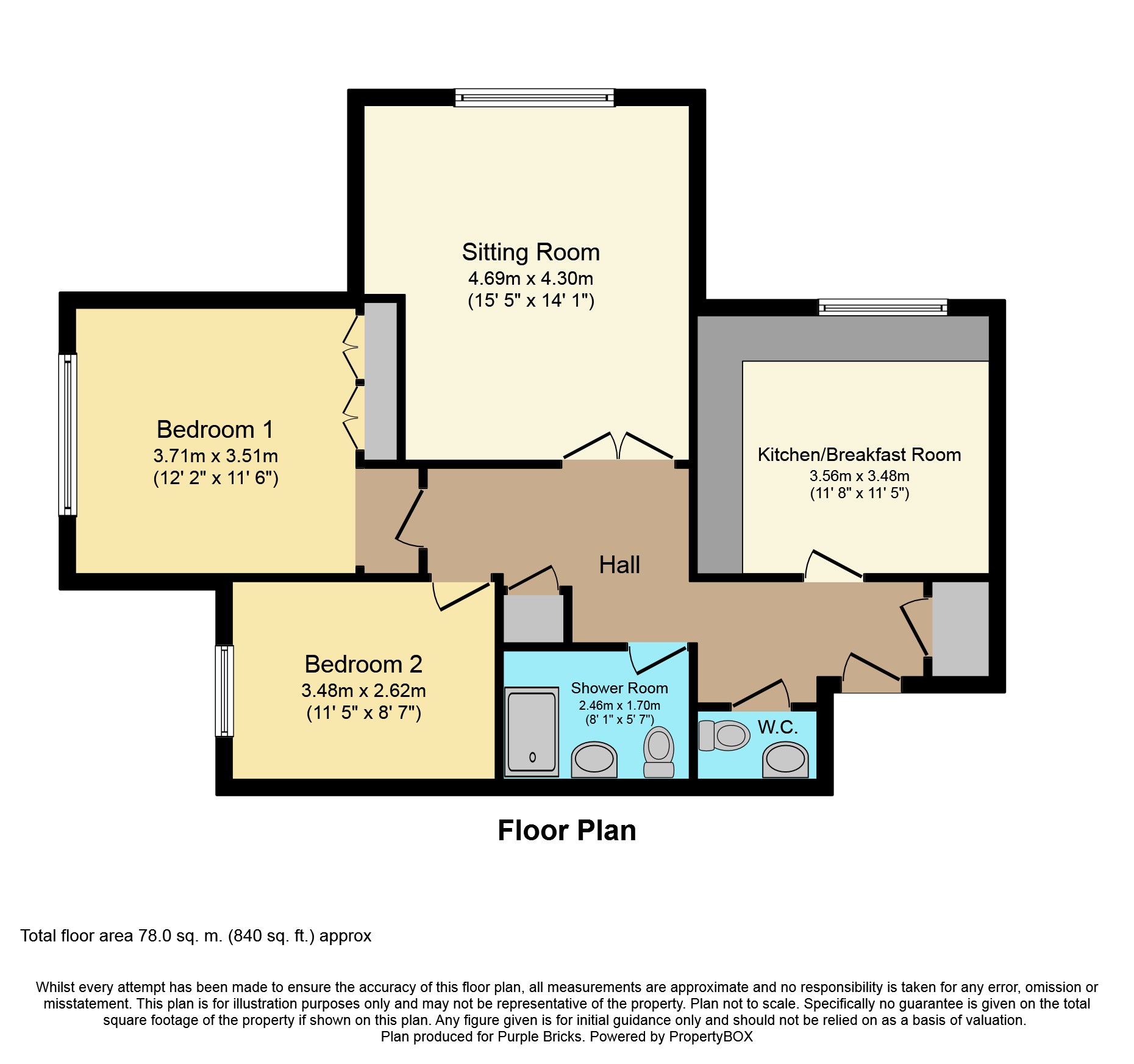2 Bedrooms Flat for sale in Hadham Road, Bishop's Stortford CM23