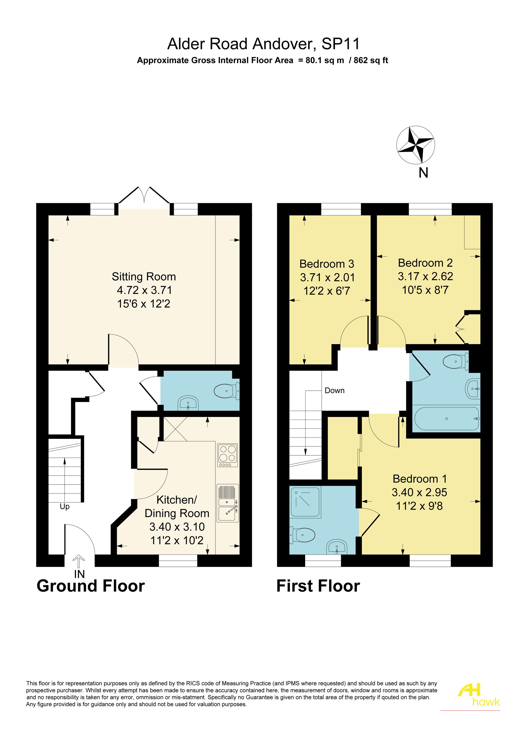 33 Alder Road, Andover floorplan