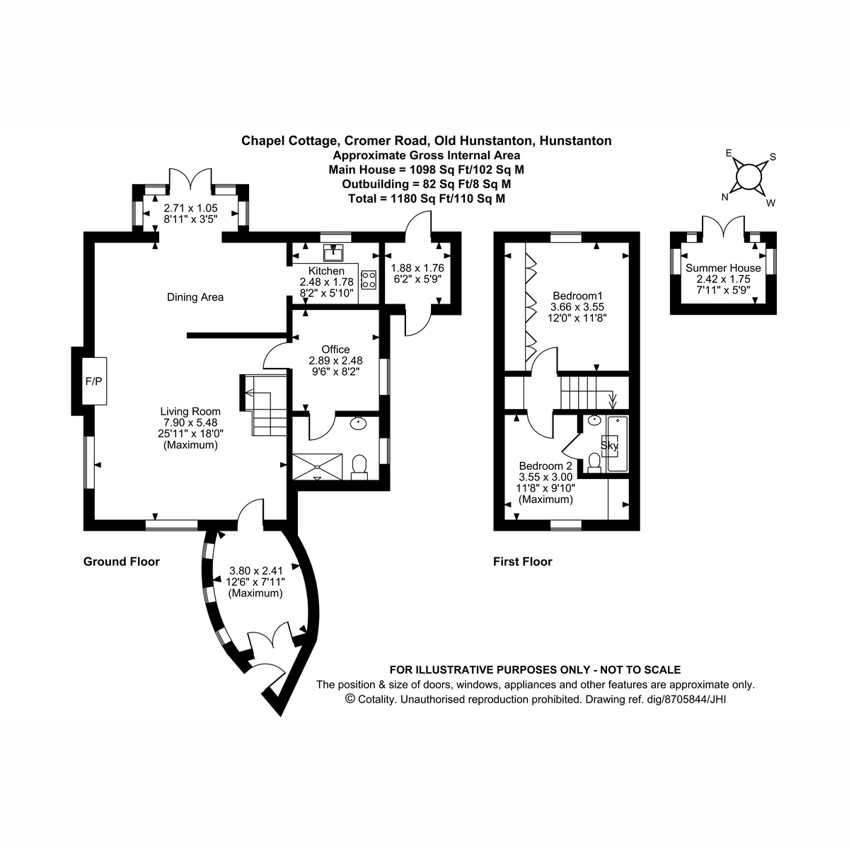 Chapel Cottage, Cromer Road, Hunstanton floorplan
